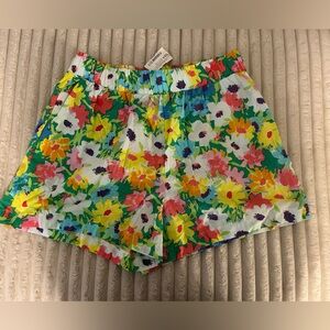 NWT Impeccable Pig Colorful Floral Shorts Size Large - Brand New